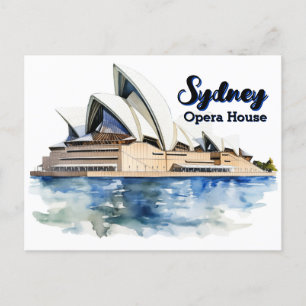 Cartão Postal De Festividades Ópera de Sydney: Elegância Icônica do Porto