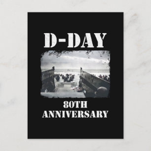 Cartão Postal De Festividades Operação Overlord 1944 D-Day 2024 Normandia