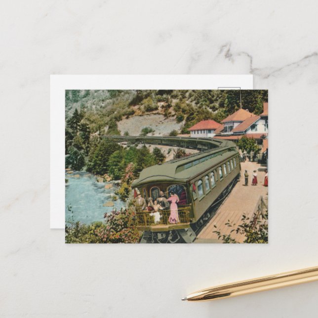 Cartão Postal De Festividades Oregon Express (Frente/Verso In Situ)