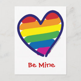 Cartão Postal De Festividades Orgulho gay dia de os namorados