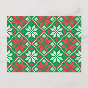 Cartão Postal De Festividades Ornamento Feliz de Natal