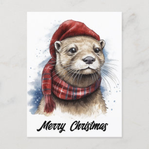 Cartão Postal De Festividades Ótima Festa de Natal