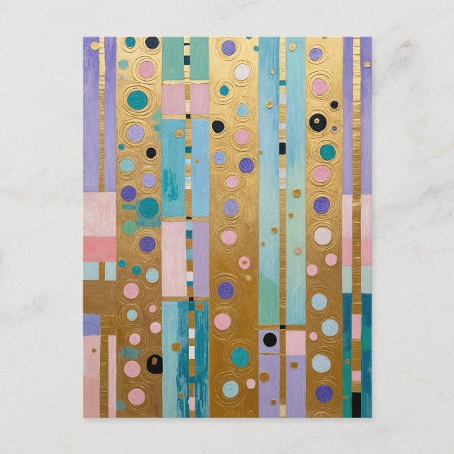 Cartão Postal De Festividades Ouro Reverie (Frente)