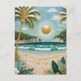 Cartão Postal De Festividades Ouros