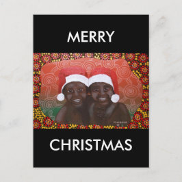 Cartão Postal De Festividades Outback Boys Feliz Natal