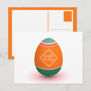 Cartão Postal De Festividades ovo felz pascoa