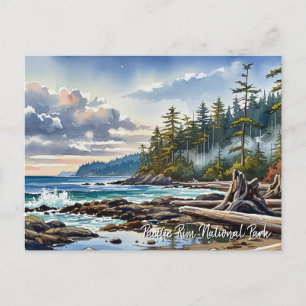Cartão Postal De Festividades Pacific Rim National Park Canada Viagem