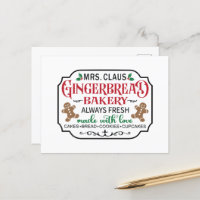 padaria da Sra. Claus Gingerpão