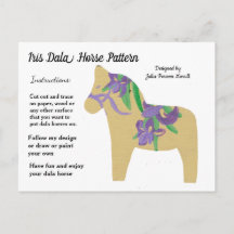 Padrão de Cavalo Iris Dala para Compartilhar