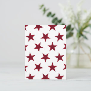 Cartão Postal De Festividades Padrão de estrelas de ouro 7