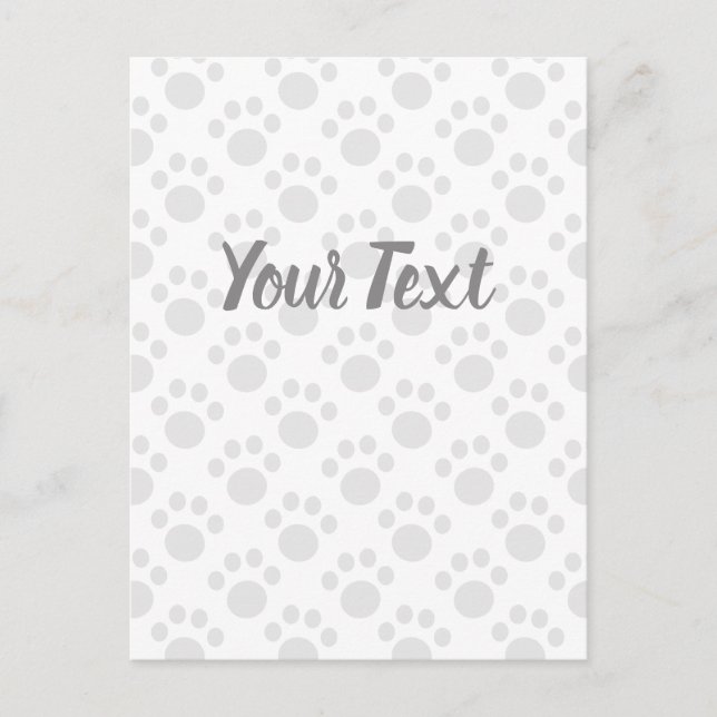 Cartão Postal De Festividades Padrão de papoilas (Frente)