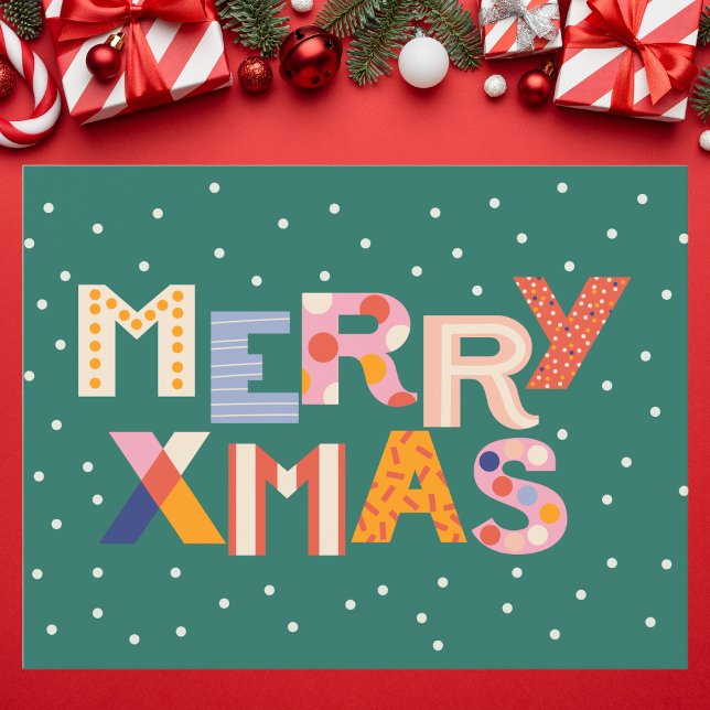 Cartão Postal De Festividades Padrão Geométrico Elegante Dourado e Preto (Criador carregado)