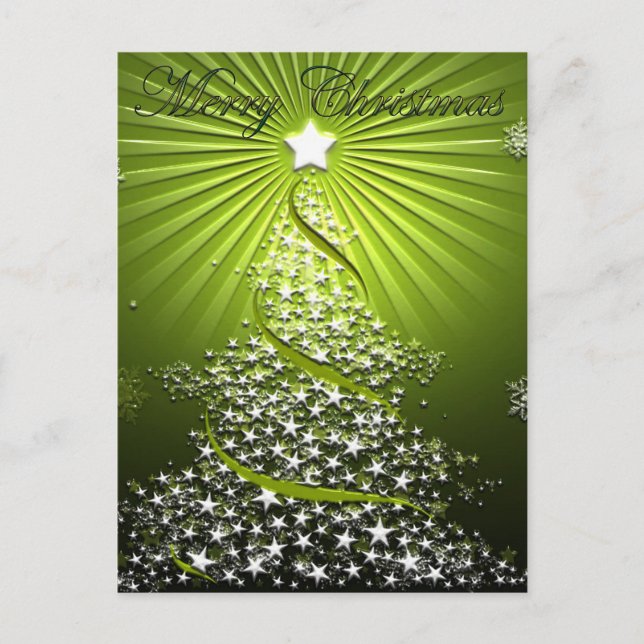 Cartão Postal De Festividades Palavras de sabedoria para o Natal Feriado (Frente)