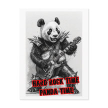 Panda Hard Rocker de Heavy Metal em