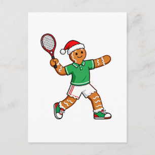 Cartão Postal De Festividades Pão de Mel Tênis Natal 2026 Feriado Esportes