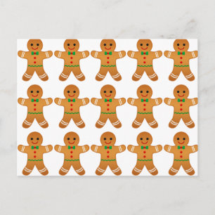 Cartão Postal De Festividades Pão-Gingerão-Grito Padrão - Natal