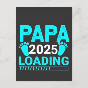 Cartão Postal De Festividades Papa 2025 Carregando Pai de paternidade A Ser
