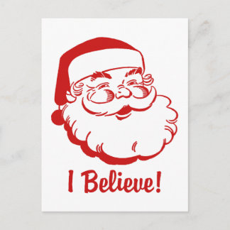 Cartão Postal De Festividades Papai Noel