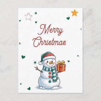 Cartão Postal De Festividades Papai Noel de Natal