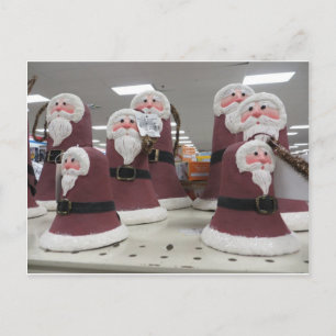 Cartão Postal De Festividades Papais noeis