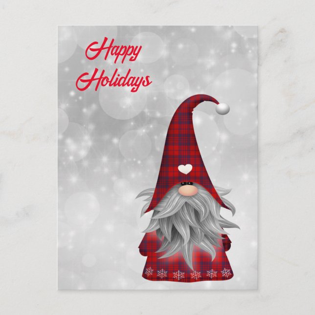 Cartão Postal De Festividades Papais noeis de Natal (Frente)