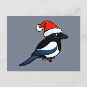 Cartão Postal De Festividades Papais noeis de pílula