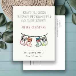 Cartão Postal De Festividades Papais noeis Enchidos Enchem Existências Com Dinhe