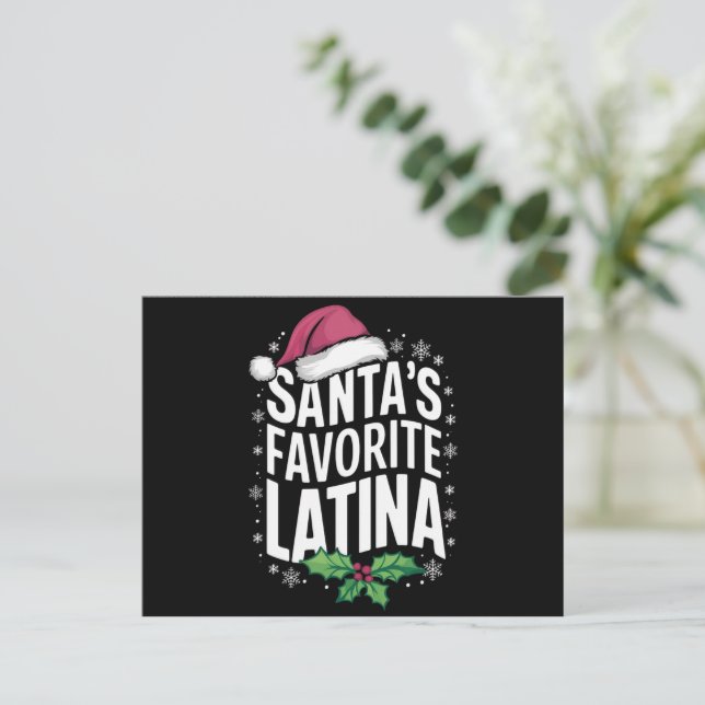 Cartão Postal De Festividades Papais noeis Favoritos Latina Natal Ugly Xmas (Em pé/Frente)