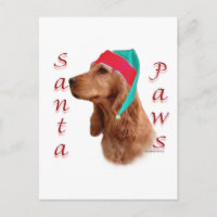 Papais noeis Ingleses do Cocker Spaniel (vermelho)