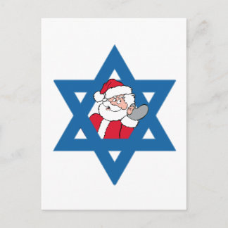 CARTÃO POSTAL DE FESTIVIDADES PAPAIS NOEIS JUDEUS