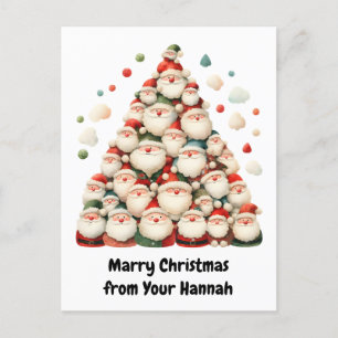Cartão Postal De Festividades papais noeis Natal