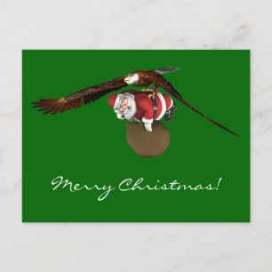 Cartão Postal De Festividades Papais noeis Podem Chegar Um Pouco Mais Tarde