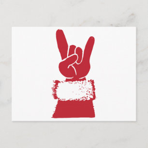 Cartão Postal De Festividades Papais noeis Rocks!