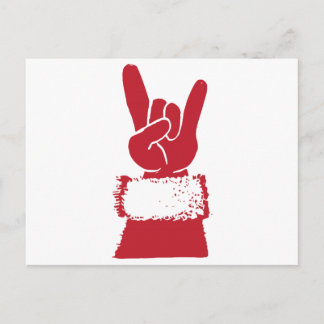 Cartão Postal De Festividades Papais noeis Rocks!
