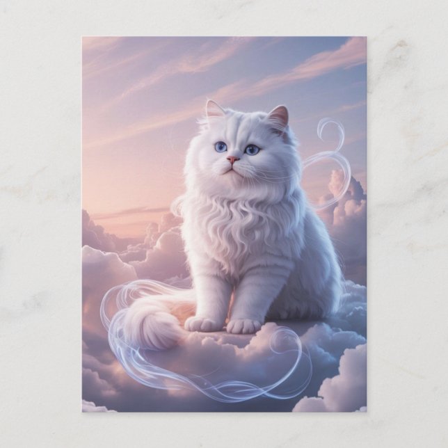 Cartão Postal De Festividades Papel de Carteira de Halloween de Gato Negro Spook (Frente)