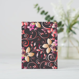 Cartão Postal De Festividades Papel de parede flores 7