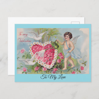 Cartão Postal De Festividades Para Meu Valentim Personalizado