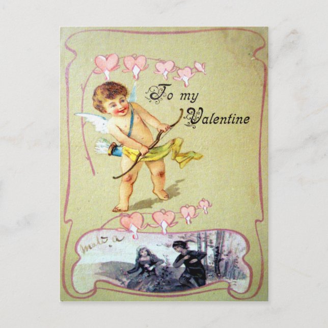 Cartão Postal De Festividades Para o meu Namorados (Frente)