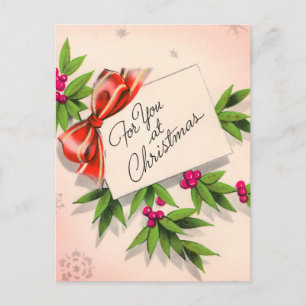 Cartão Postal De Festividades Para Você No Cartão De Natal