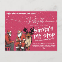 Parada de Pit de Papai Noel | Ajuste de Natal Auto
