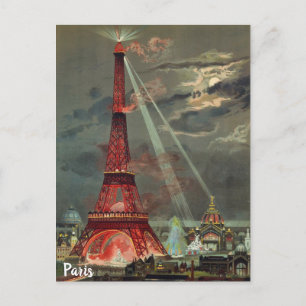 Cartão Postal De Festividades Paris