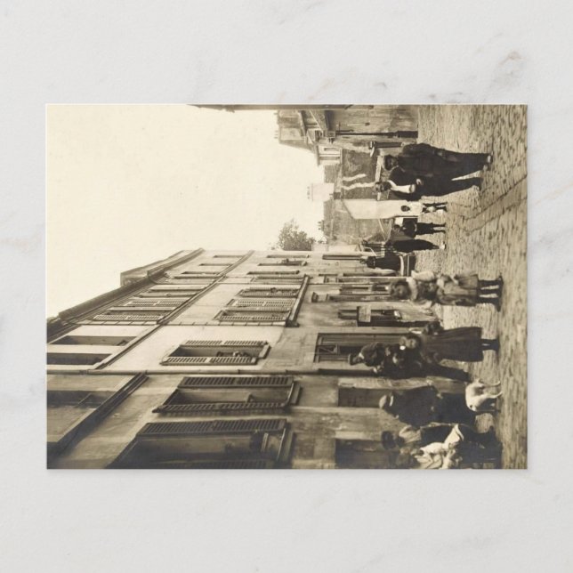 Cartão Postal De Festividades Paris 18è impasse Traînée 1904 (Frente)