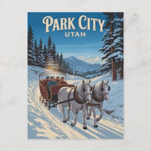 Cartão Postal De Festividades Park City Utah