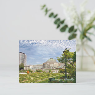 Cartão Postal De Festividades parque Botanique em Bruxelas