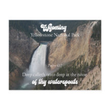 Parque Nacional de Yellowstone Wyoming Salmo 42:7