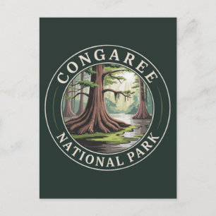 Cartão Postal De Festividades Parque Nacional do Congaree