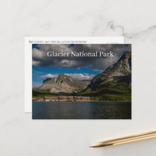 Cartão Postal De Festividades Parque Nacional Glacier Montana