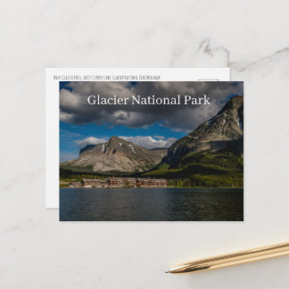 Cartão Postal De Festividades Parque Nacional Glacier Montana