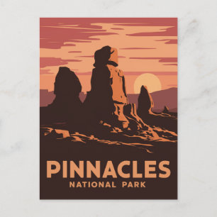 Cartão Postal De Festividades Parque Nacional Pinnacle