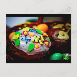 Cartão Postal De Festividades Páscoa